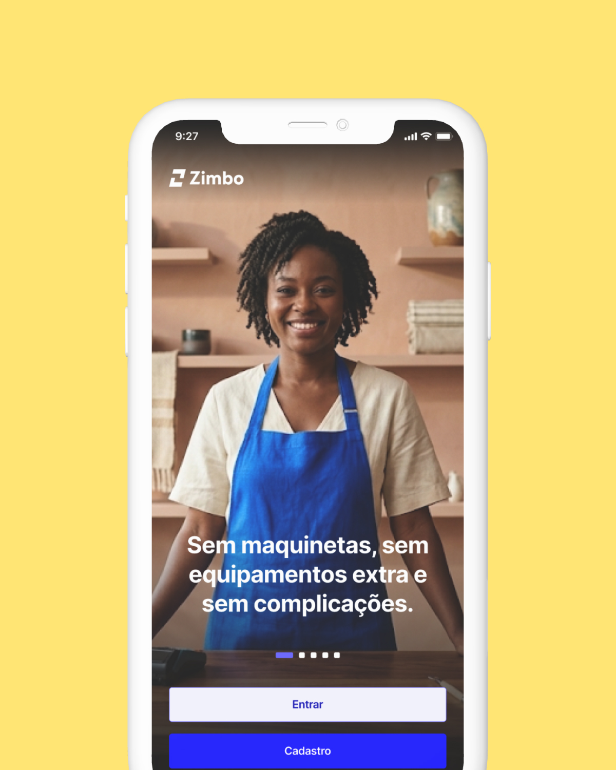 Sem maquineta. Só o telemóvel.